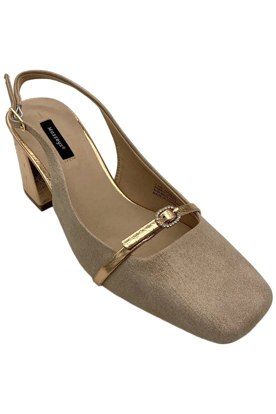 Masseys Women's Sylvie Pump Rose Gold - Medium
